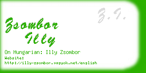 zsombor illy business card